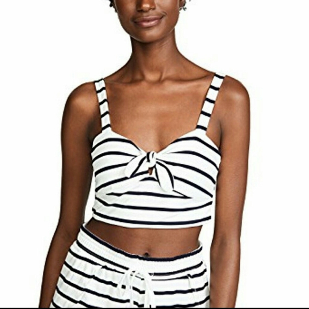 BB Dakota Striped Crop Top